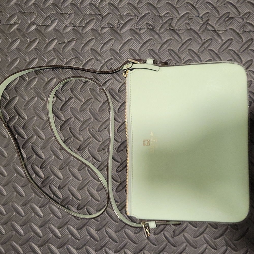 Womens mint green Kate Spade crossbody bag